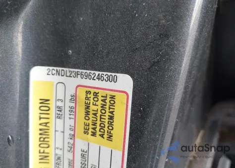 2009 Chevrolet Equinox Ls from USA, damaged, VIN 2CNDL23F696246300